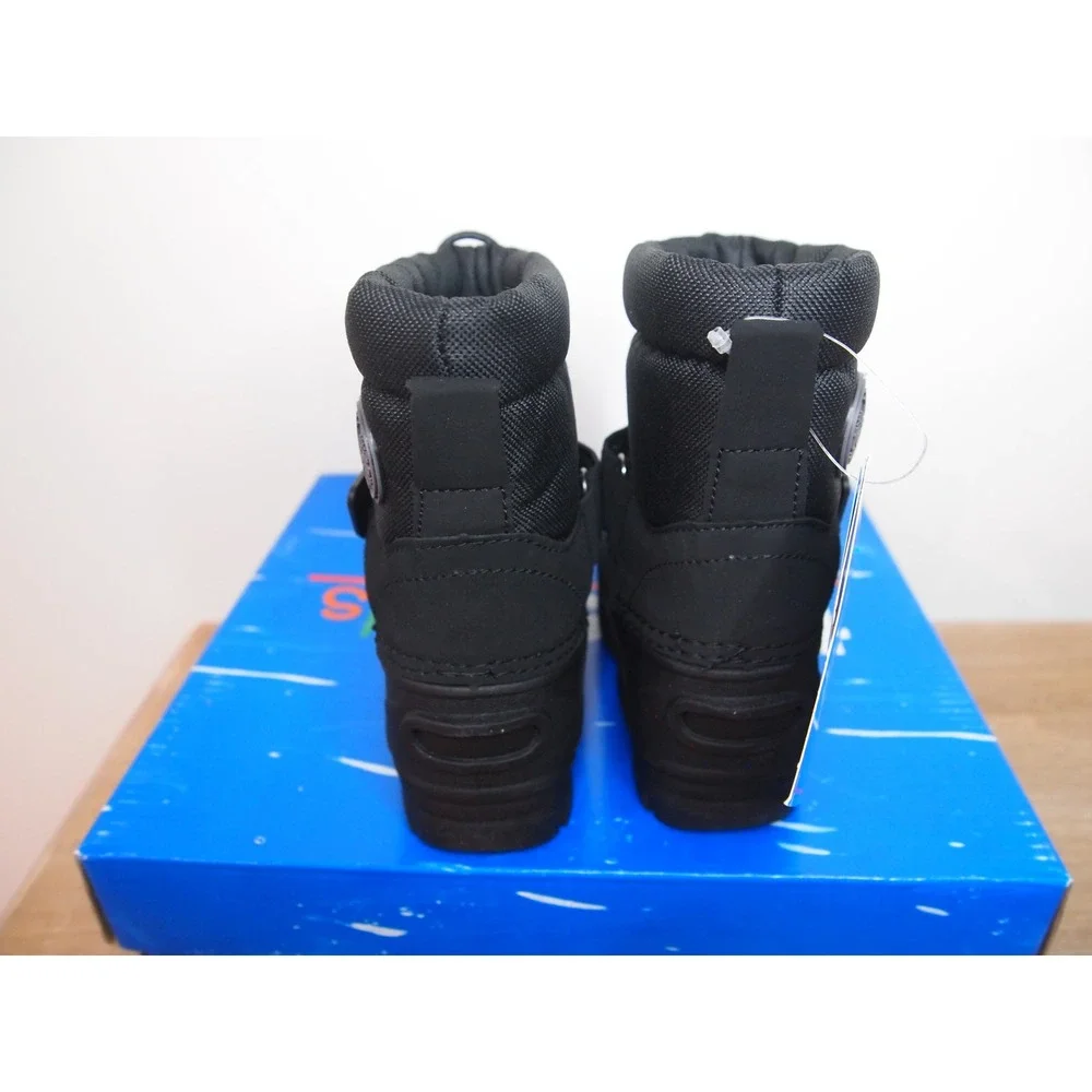 Totes Kids Black‎ Waterproof Snow Boots Size 5T